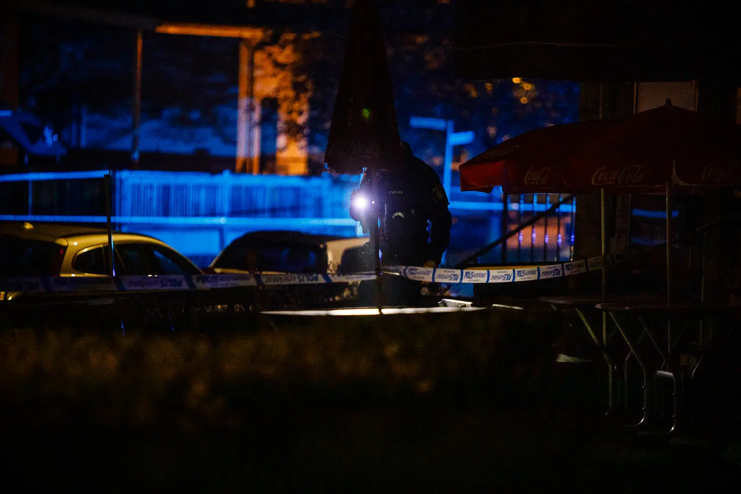 Polisinsats på Rosenlund efter skottlossning