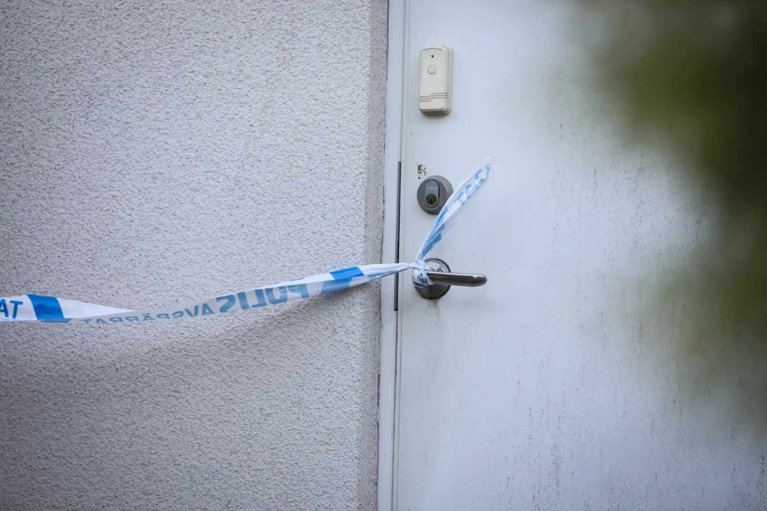 Polisinsats i Huskvarna