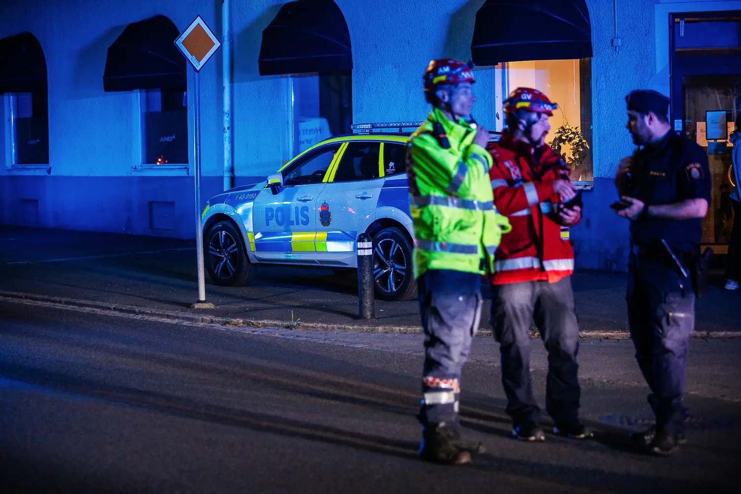 vindsbrand i flerfamiljshus på Klostergatan i Jönköping