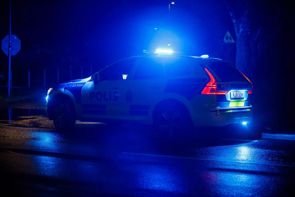 Singelolycka med personbil i Skärstad.
