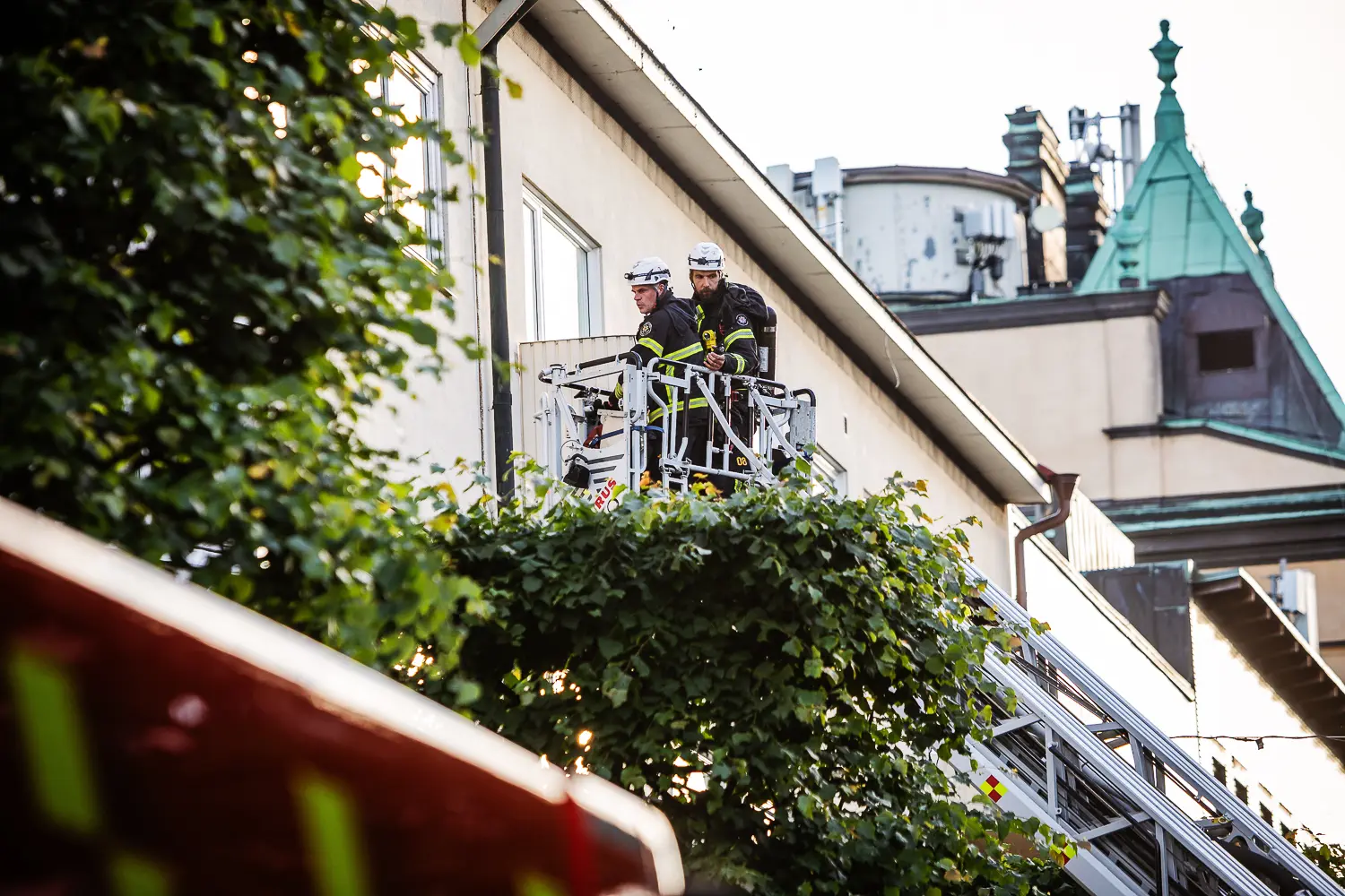 Utryckning efter larm om lägenhetsbrand i Jönköping.
