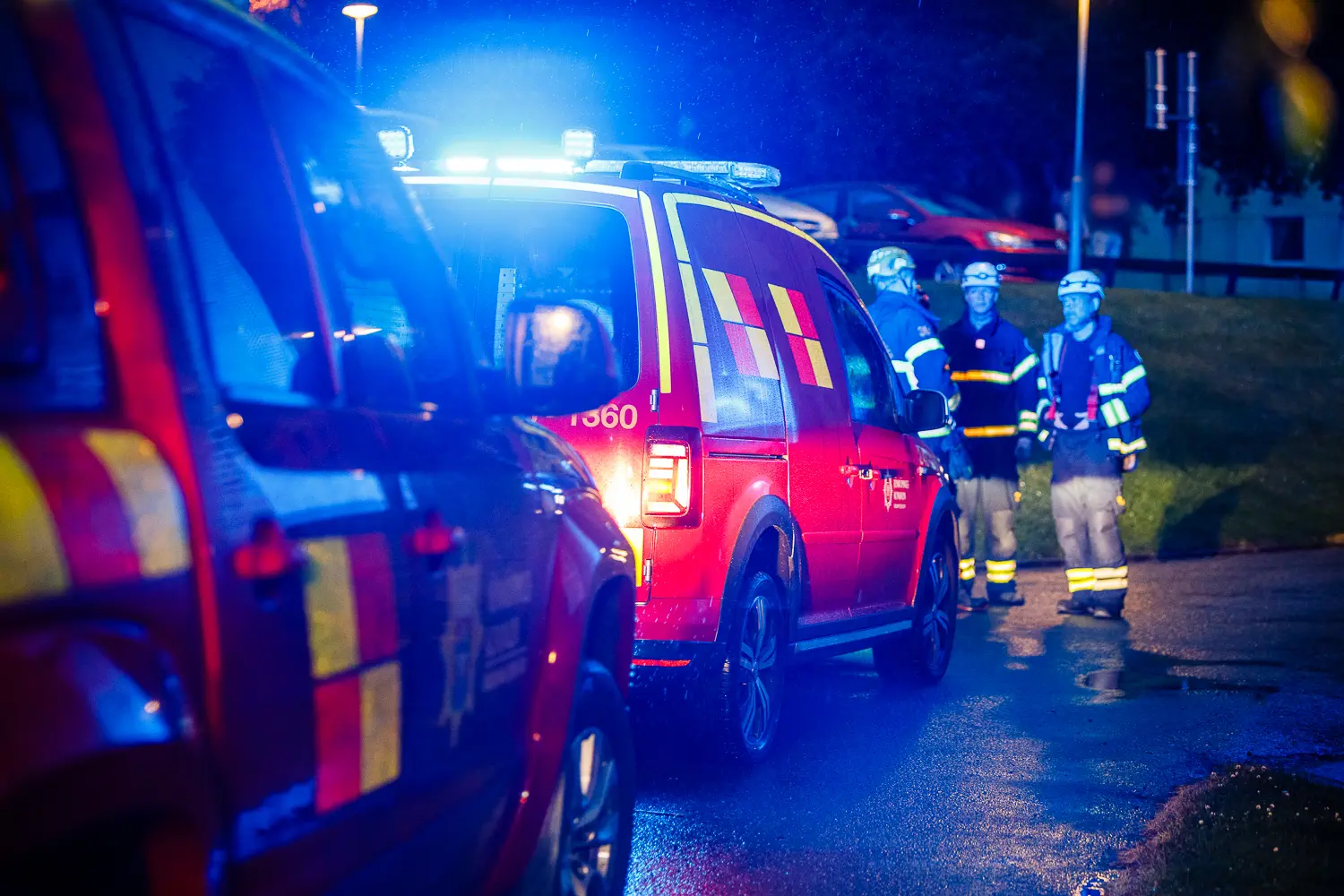 Räddningstjänst på misstänkt brand