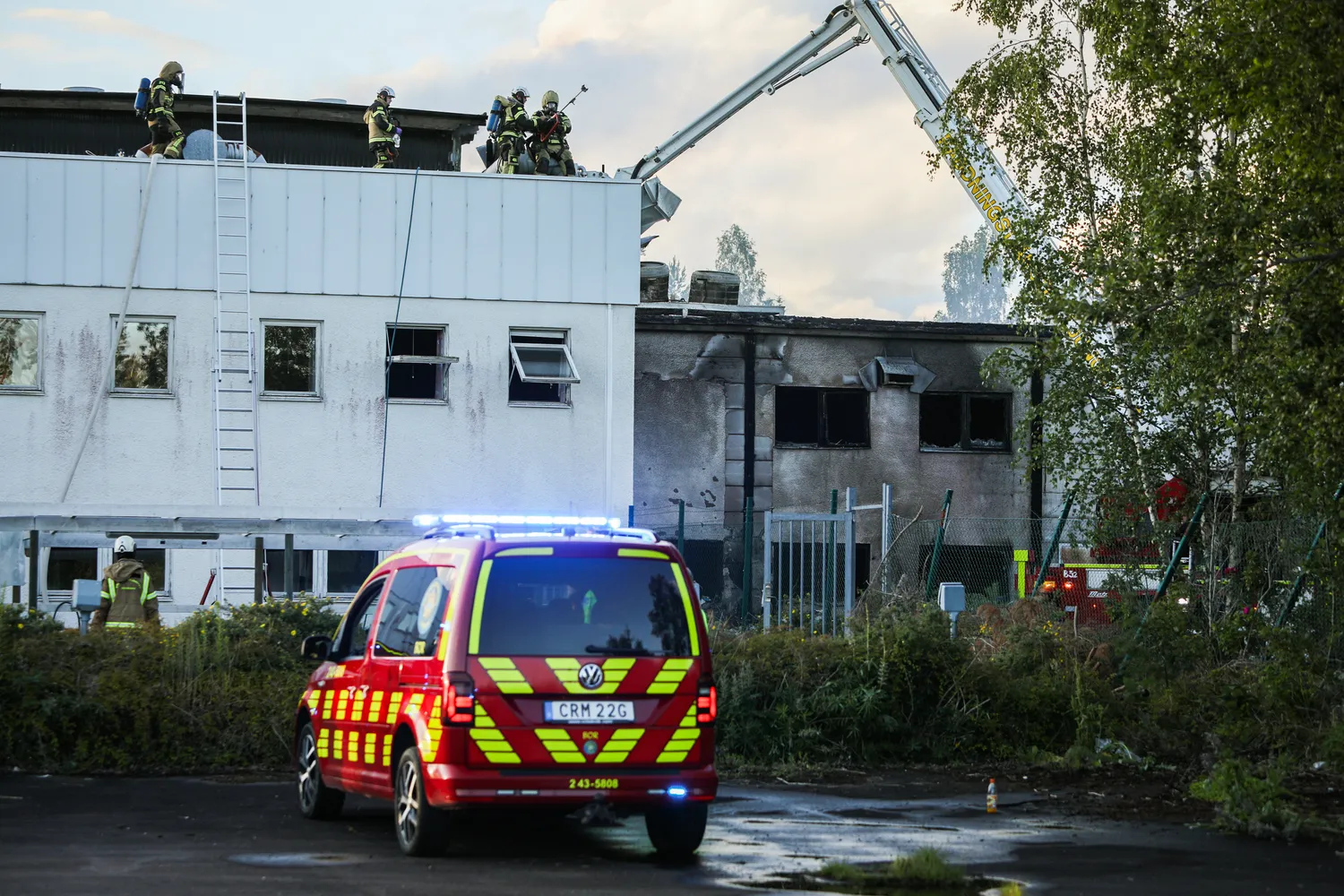 Brand i industri i Bor, Värnamo