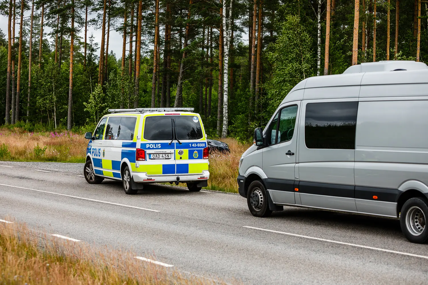 Allvarlig trafikolycka mellan lastbil och personbil i Vaggeryd