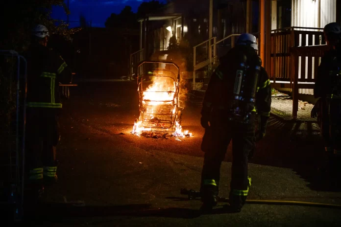 brand i barnvagn