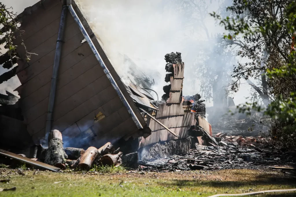 En villa i Mariannelund totalförstördes efter en explosion och brand