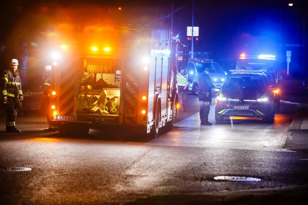 Explosion vid fastighet på Liljeholmen i Jönköping
