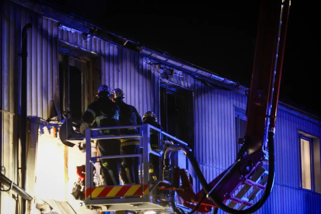 Lägenhetsbrand i centrala Gislaved
