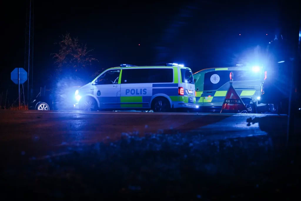 Trafikolycka på riksväg 40 vid Bottnaryd