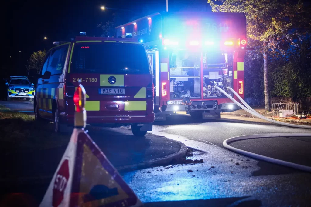 Räddningstjänst vid lägenhetsbrand i Gislaved