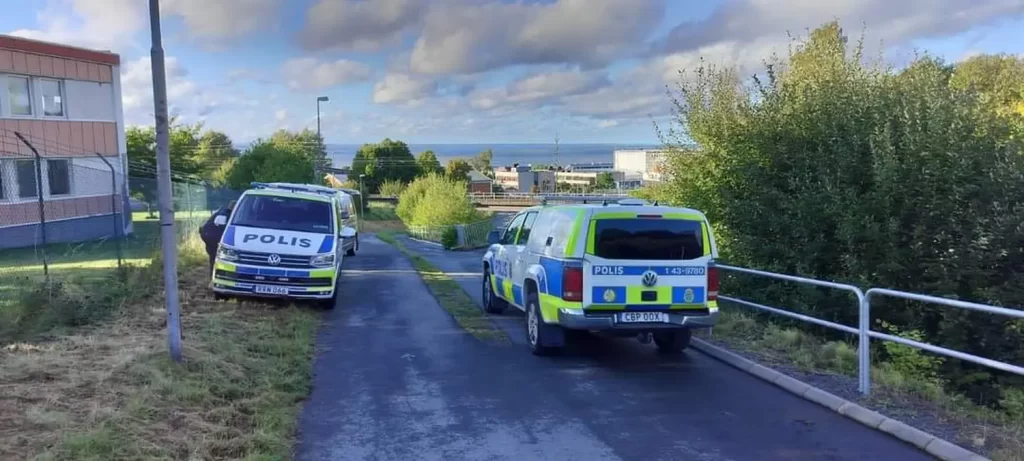 Avspärrning vid gångbro