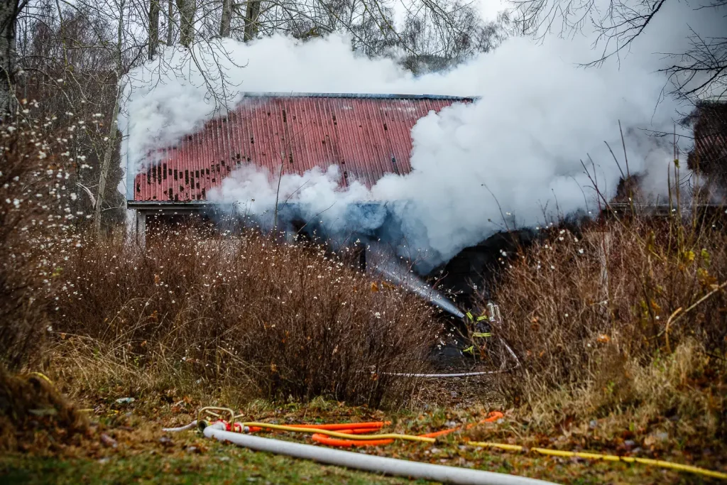 Brand i byggnad