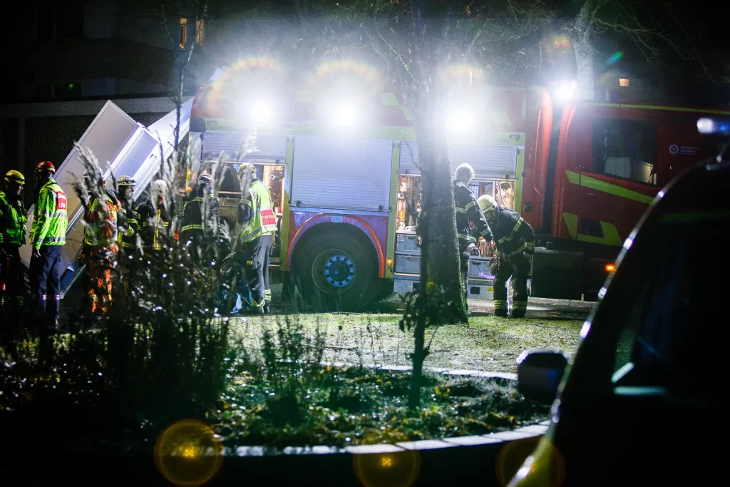 Brand i sophus på Råslätt