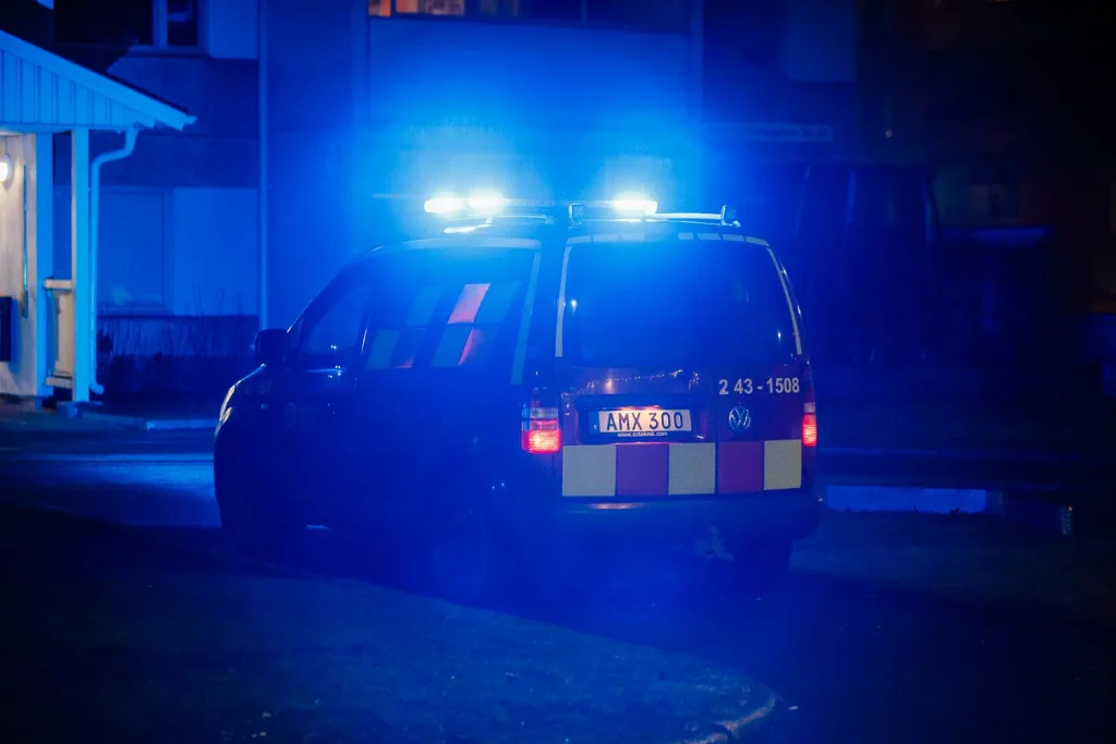Utryckning till brand på spis
