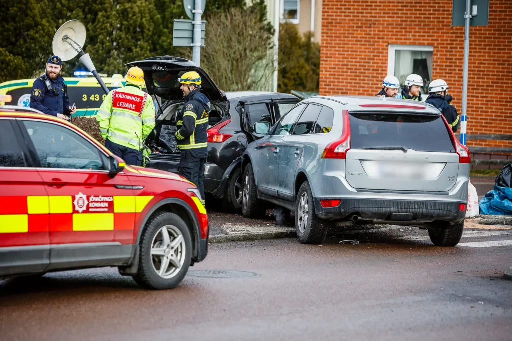 Trafikolycka i Huskvarna