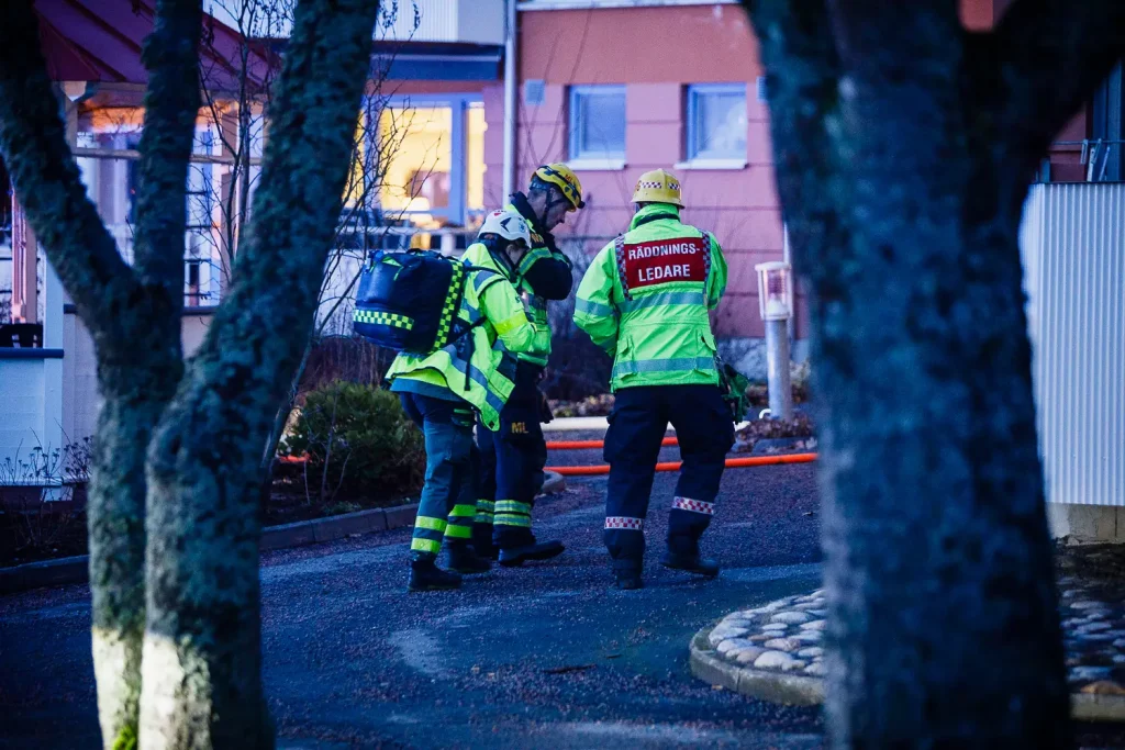 Brand på äldreboende