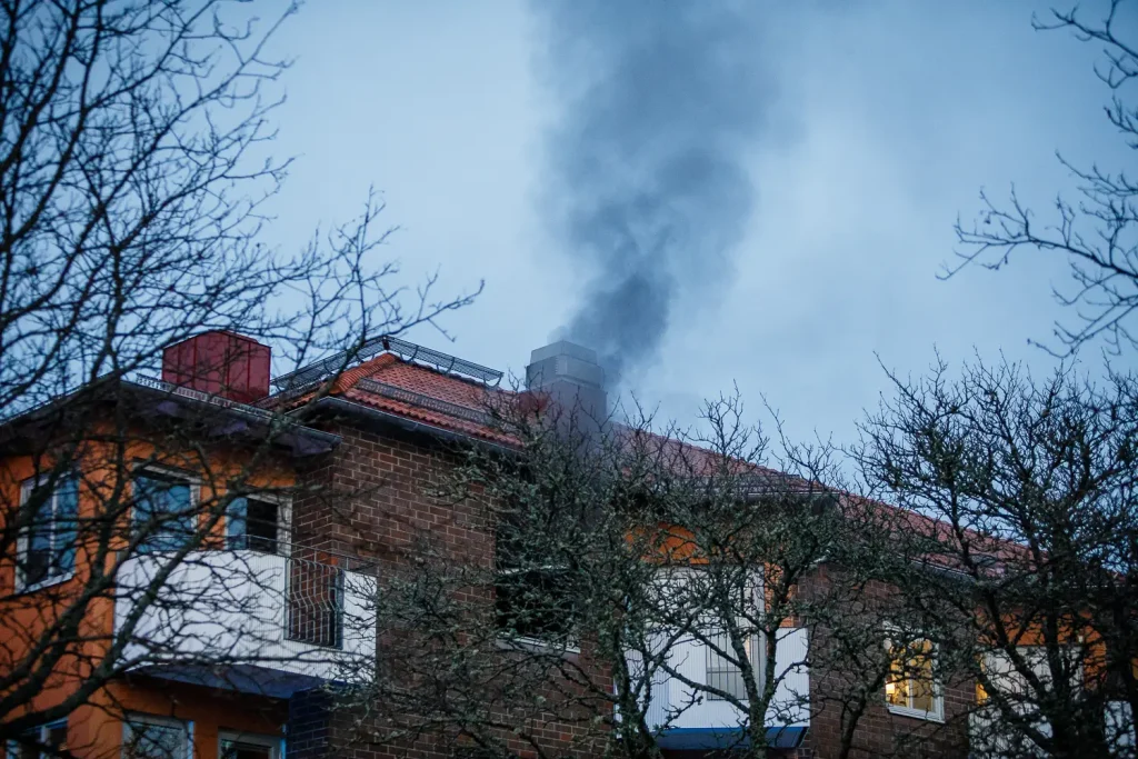 Brand på äldreboende