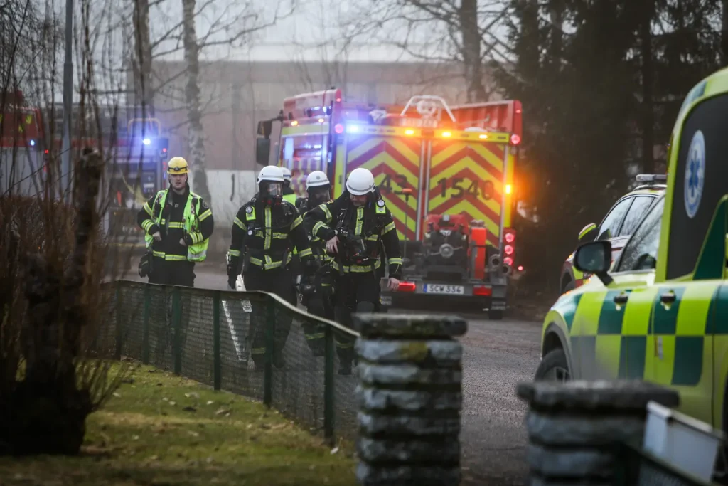 Larm om villabrand i Taberg