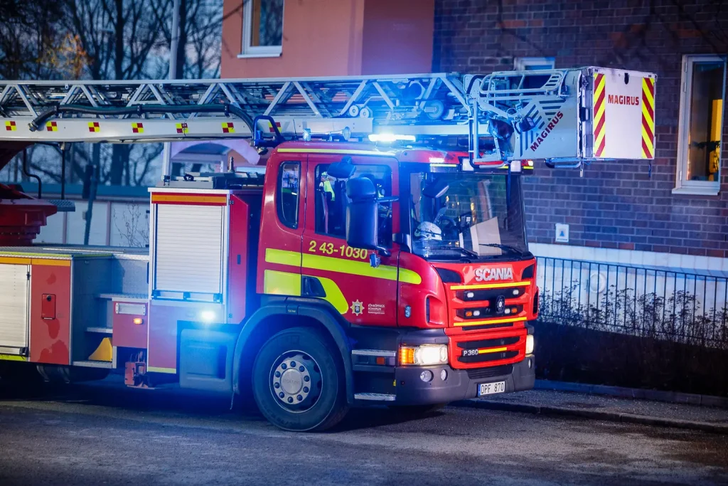 Brand på äldreboende