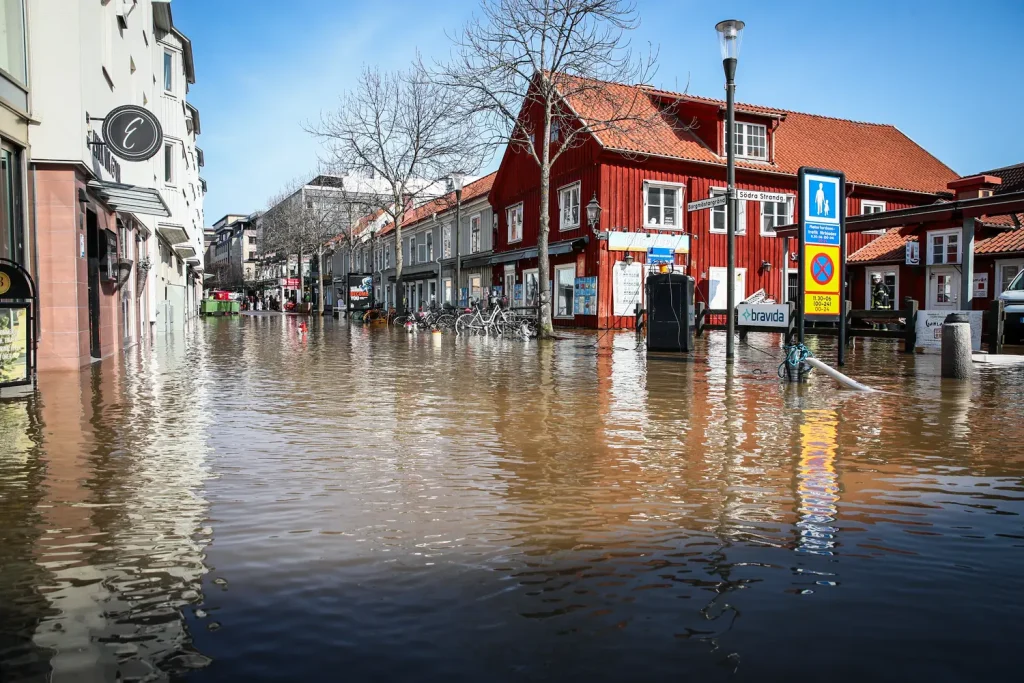 Större vattenläcka i Jönköping
