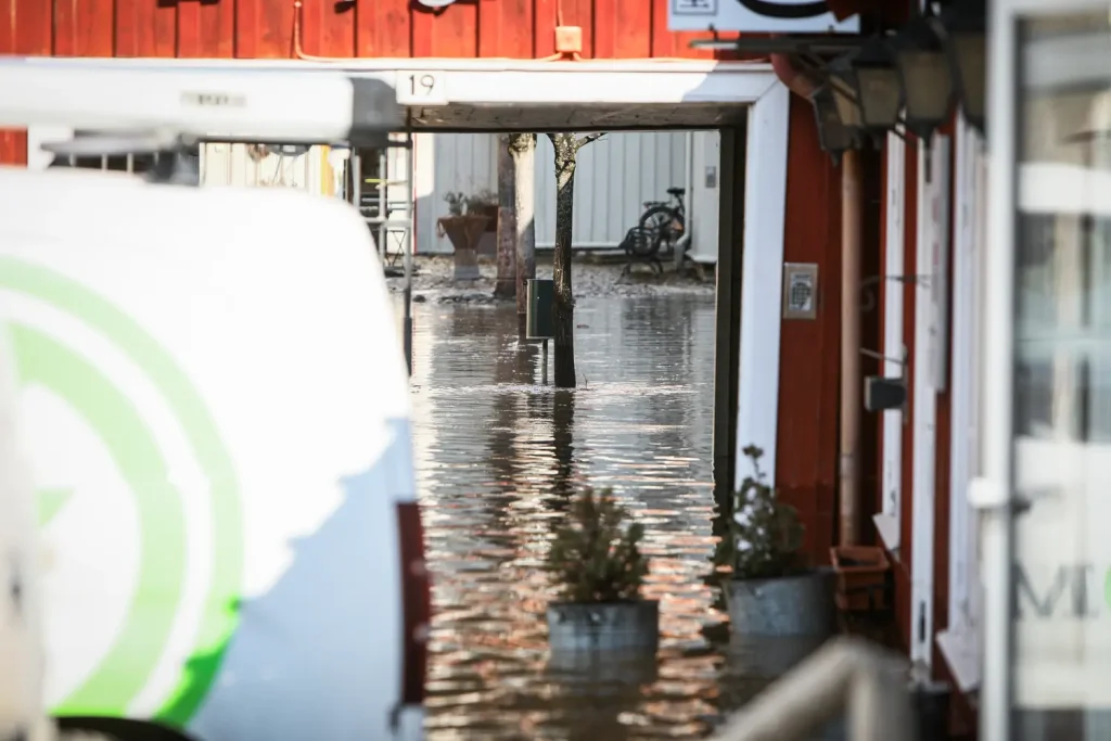 Större vattenläcka i Jönköping