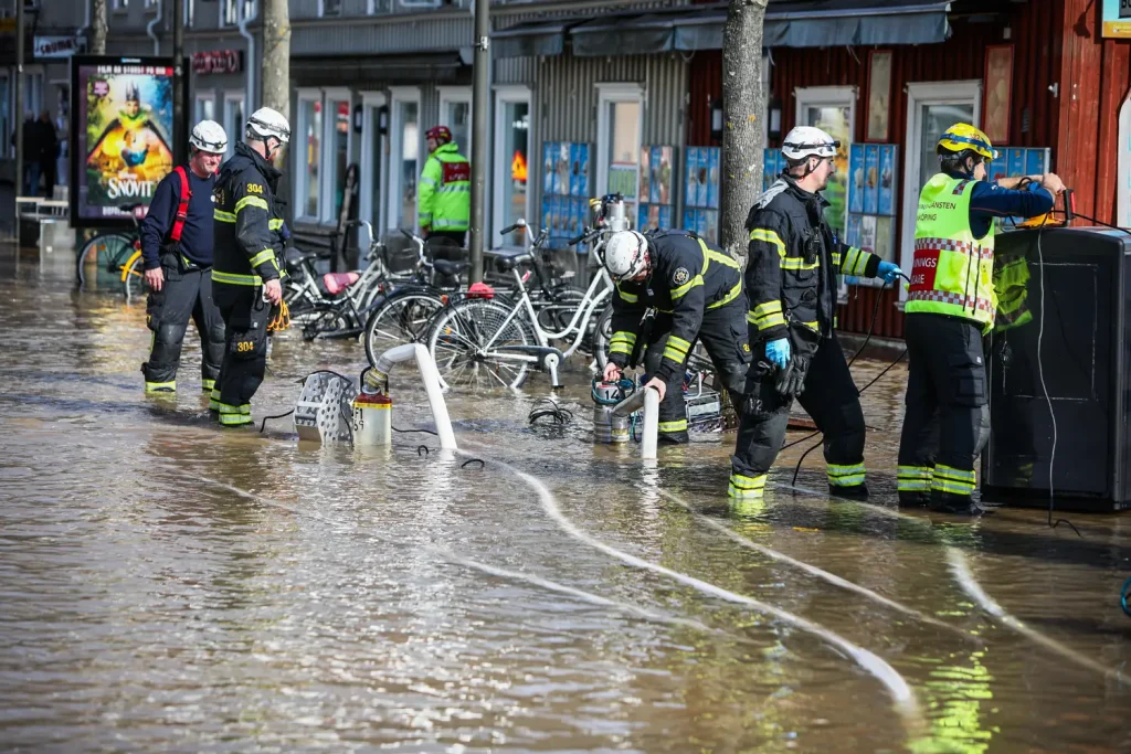 Större vattenläcka i Jönköping