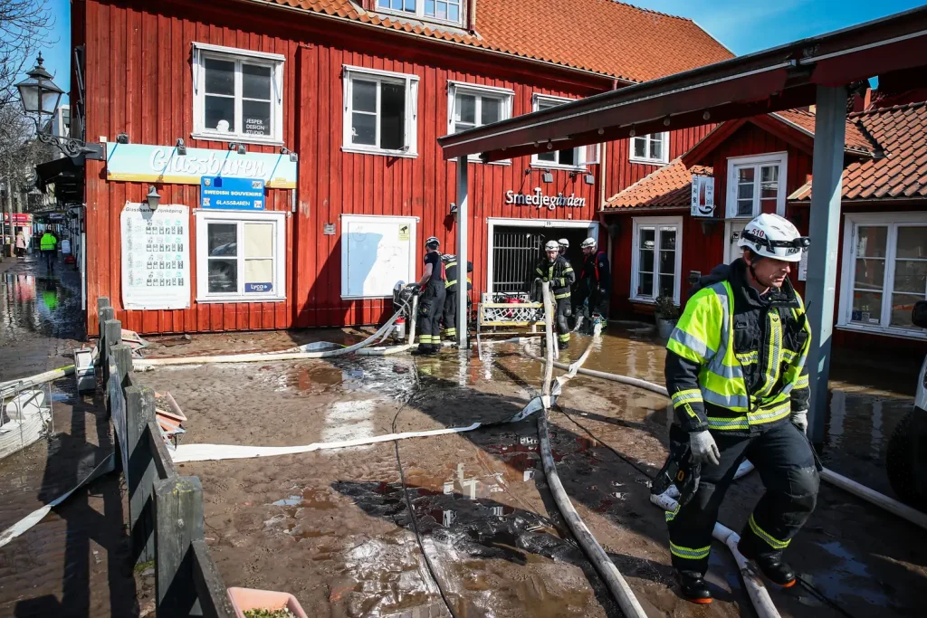 Större vattenläcka i Jönköping