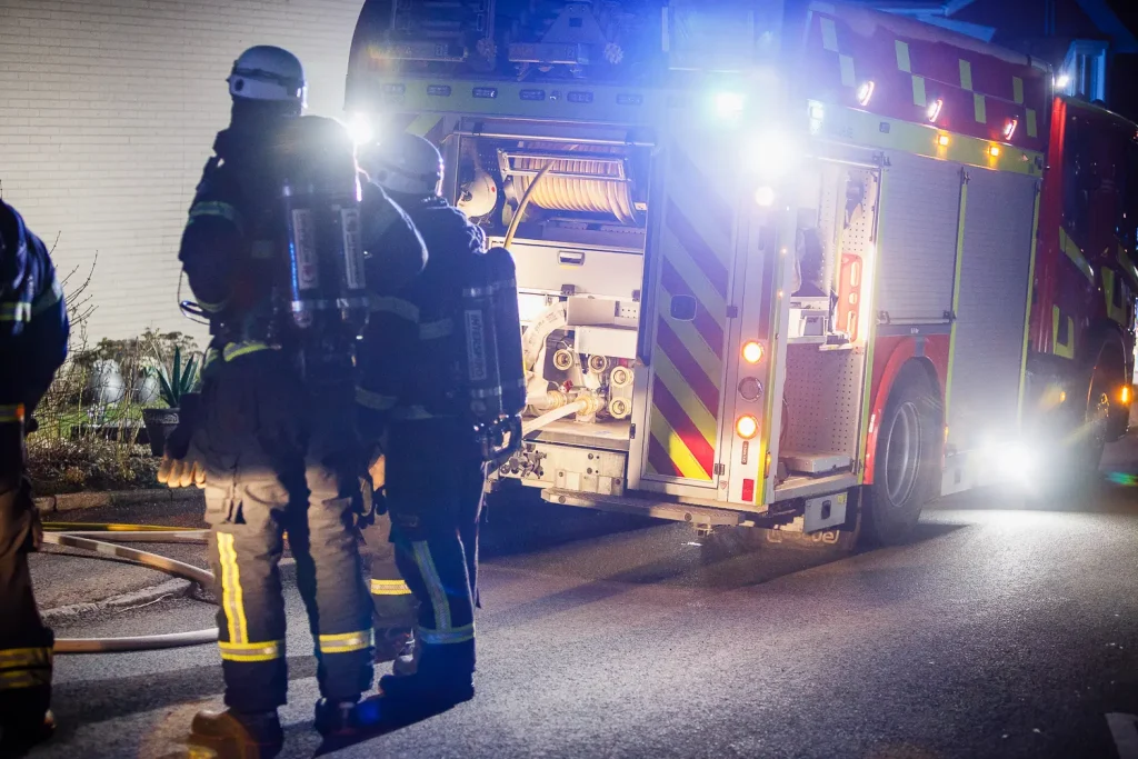 Brand i spisfläkt orsakade kraftig rökutveckling