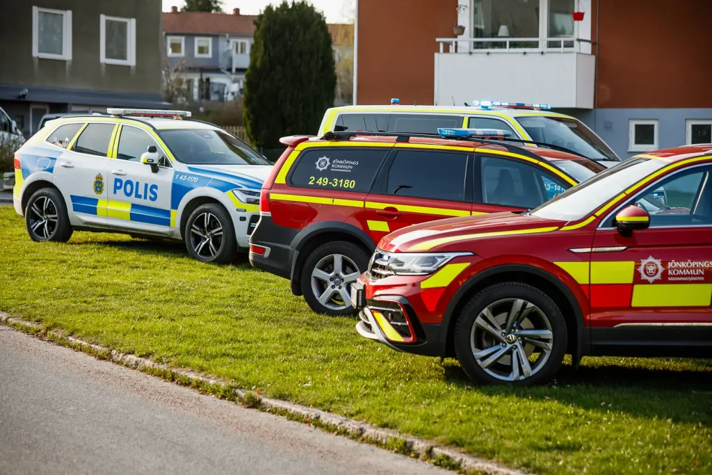 Brand i lägenhet på Eriksgatan