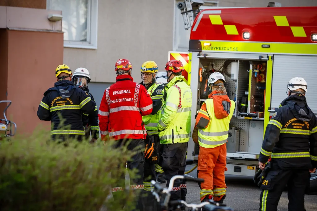 Brand i lägenhet på Eriksgatan