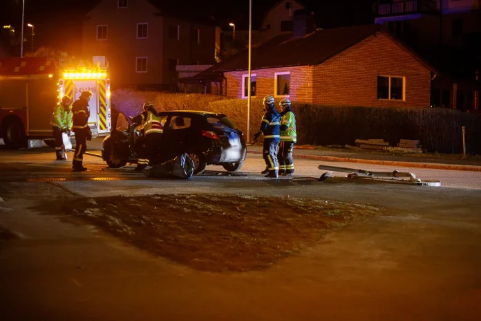 Singelolycka på Wilhelm Thams väg