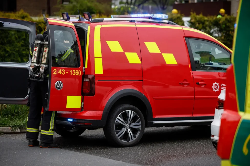Köksbrand i lägenhet