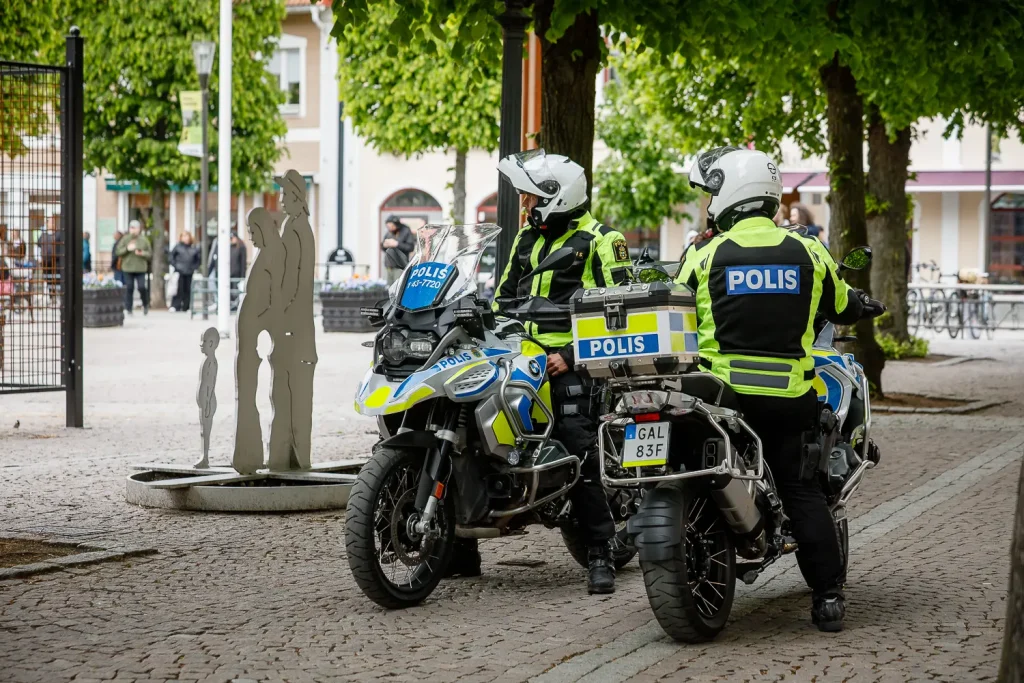 Polis fanns på plats vid Hovrättstorget
