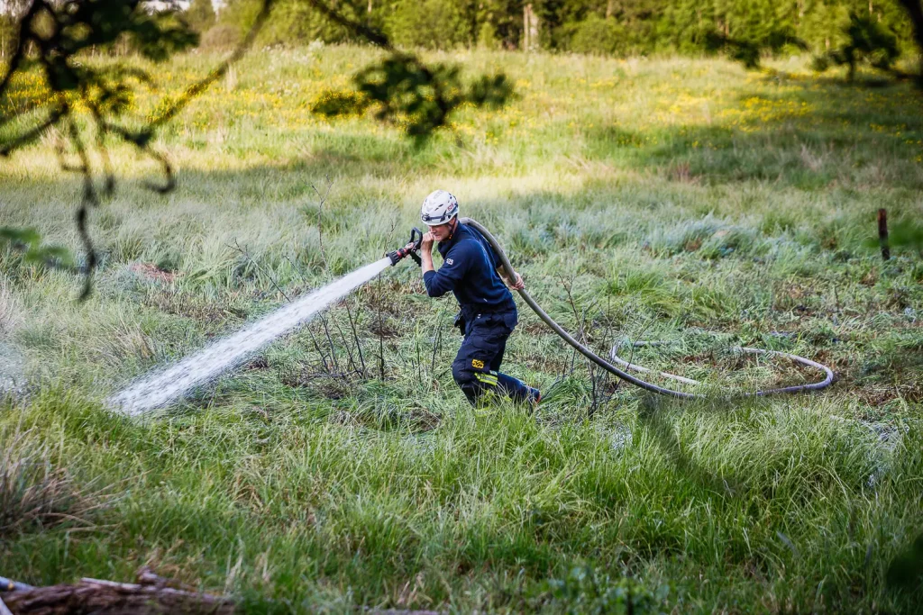 Markbrand i Norrahammar