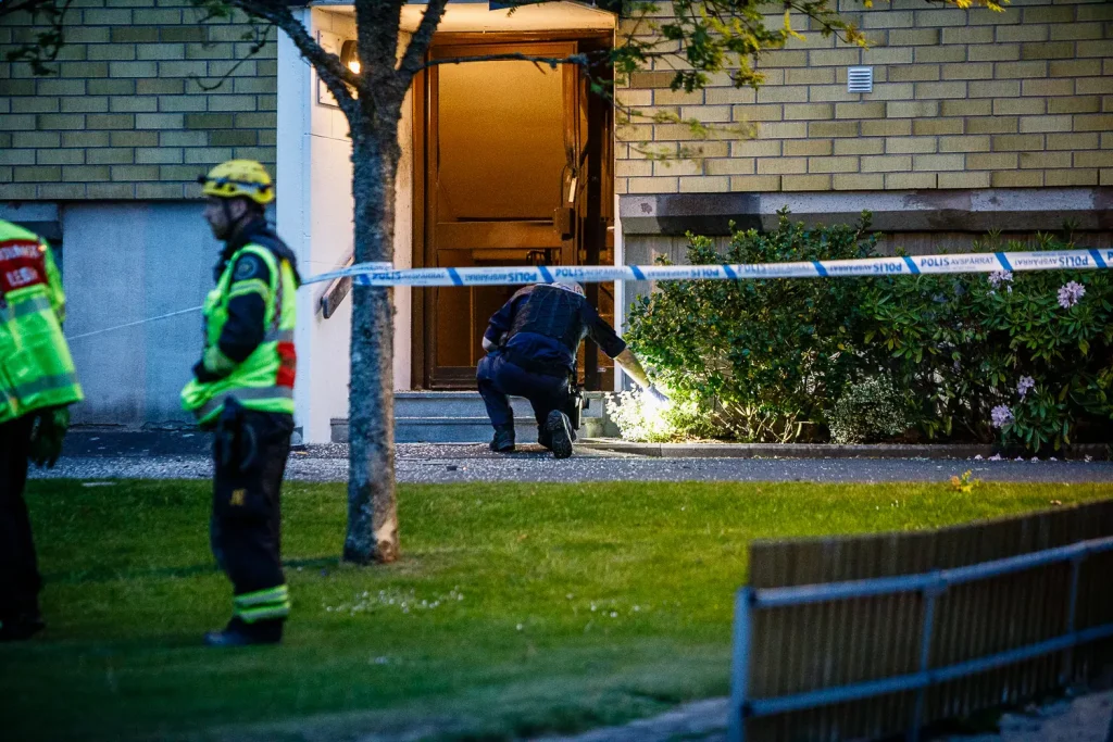 Explosion på Ekhagen – port sprängd
