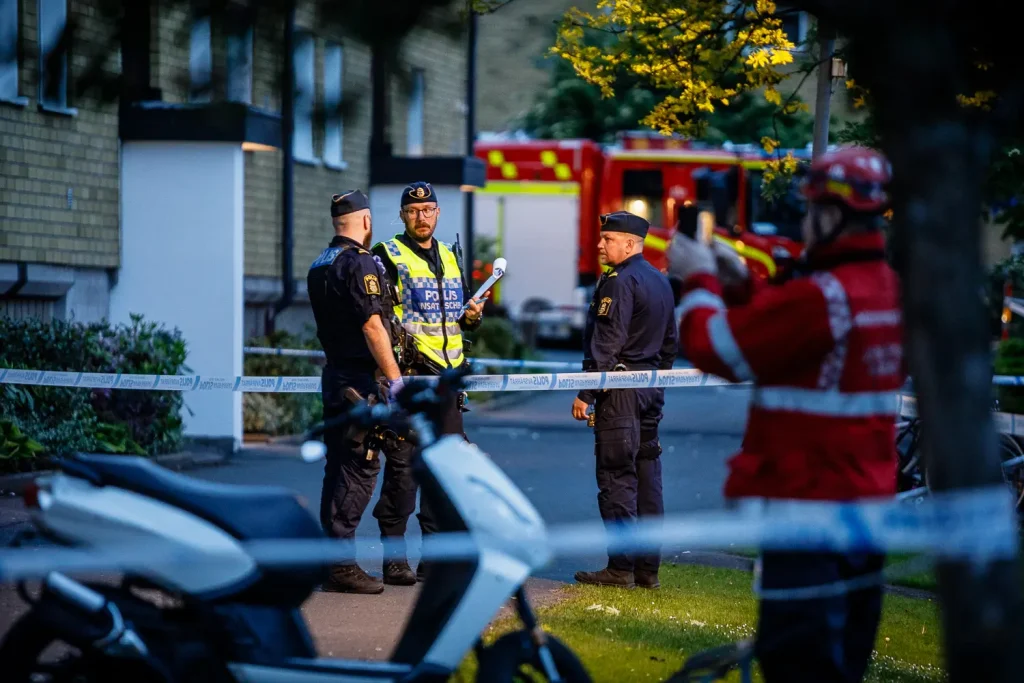 Explosion på Ekhagen – port sprängd