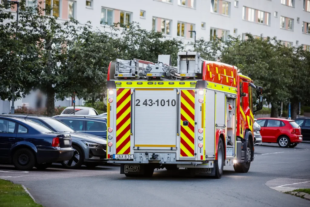 Larm om brand på Ekhagen
