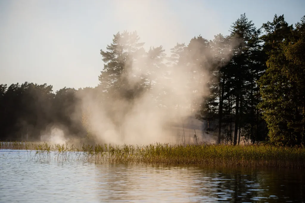 Terrängbrand vid sjön Fängen