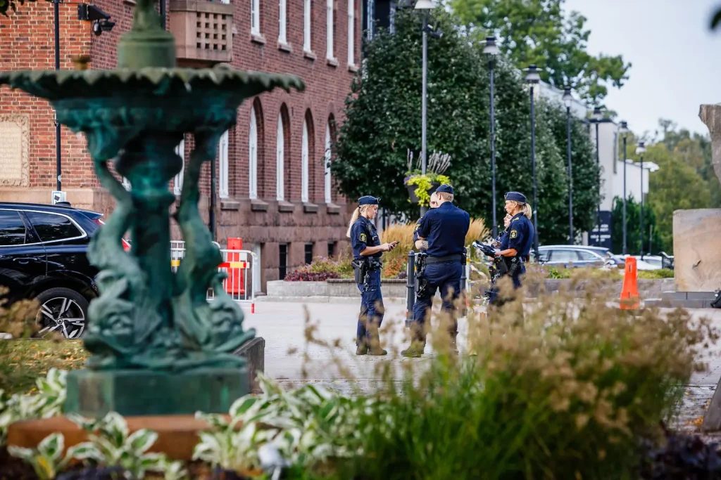 Bråk mellan flera personer i centrala Nässjö