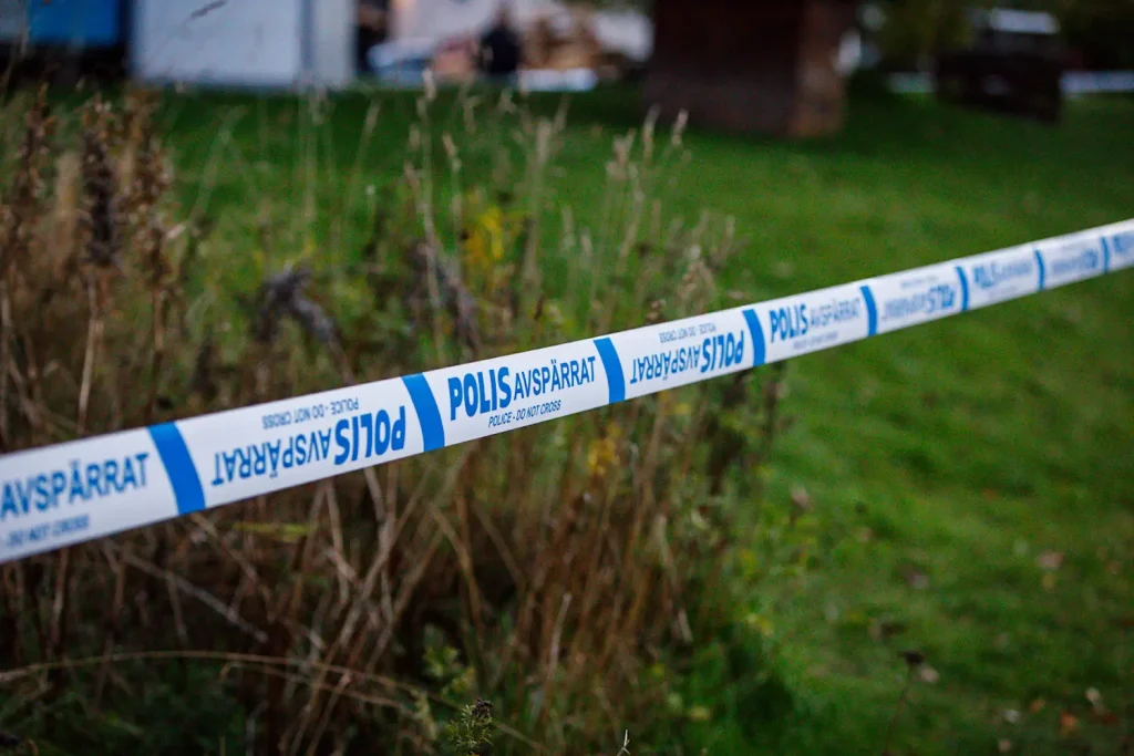 Avspärrat - Våldsbrott på Gräshagen – man misshandlad