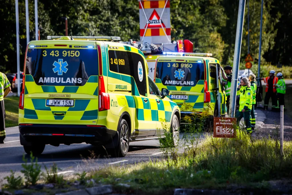 Trafikolycka på Hagaleden - misstänkt rattfylleri
