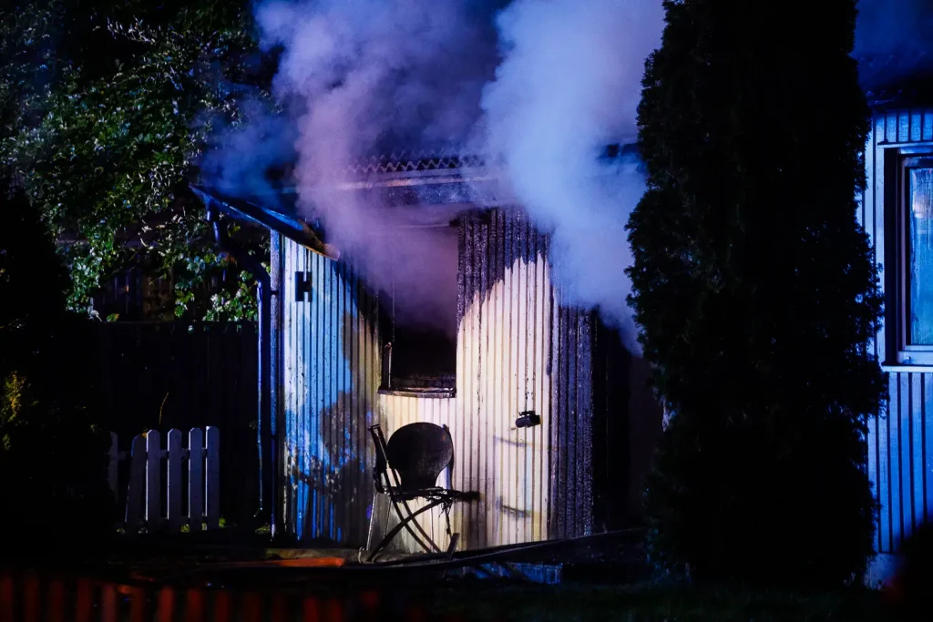 Brand i sommarstuga