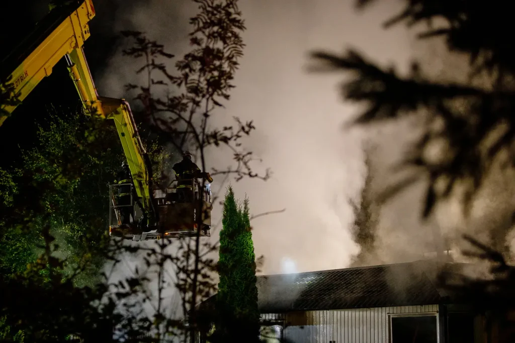 Brand i sommarstuga