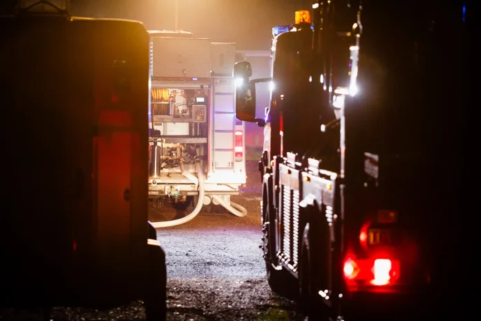Brand i fristående byggnad