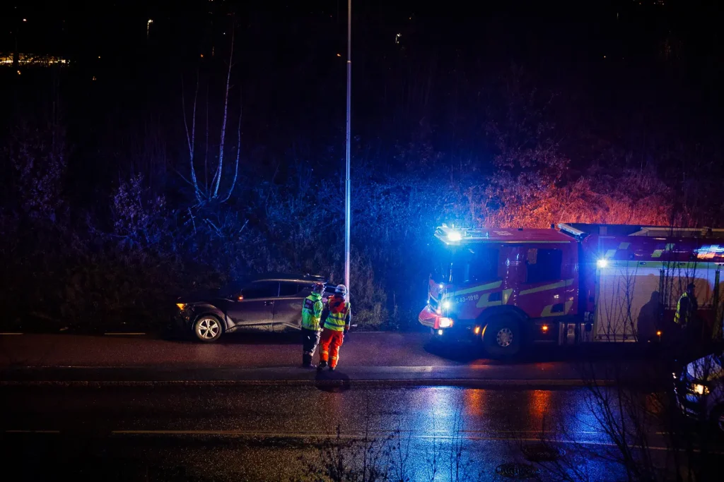 Krock i korsning vid Öxnehagaleden