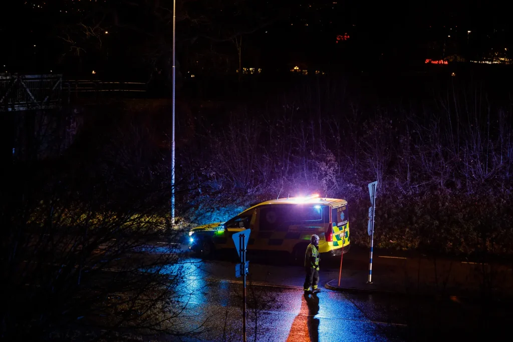Krock i korsning vid Öxnehagaleden