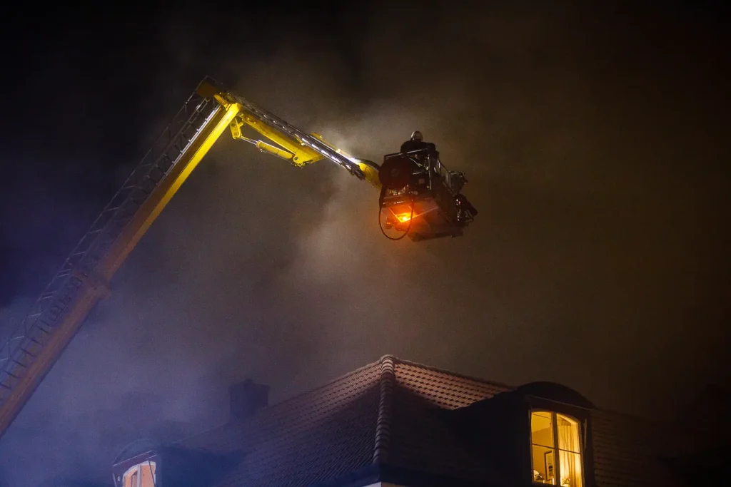 Lägenhetsbrand i centrala Eksjö