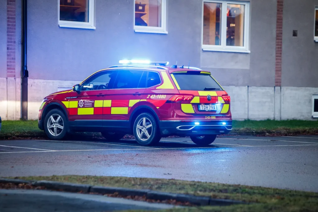 Brand i brödrost på Rosenlundsskolan