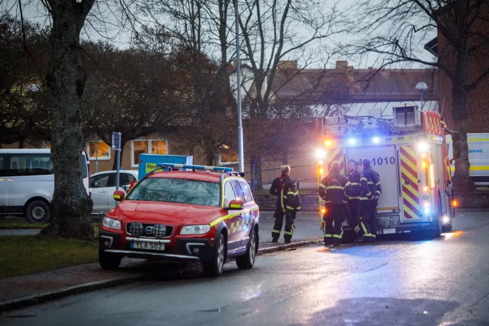 Brand i brödrost på Rosenlundsskolan