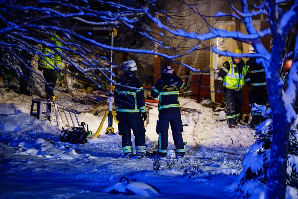 Brand i stuga